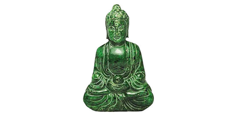 Buda de jade en posición de meditación barato baratos comprar barata baratas online precio precios