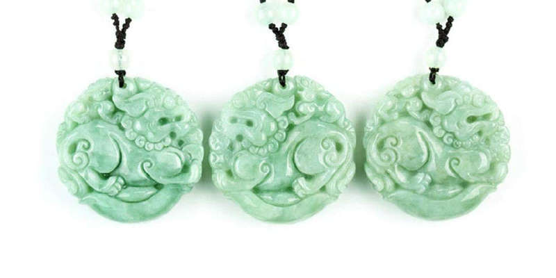 Regalar colgantes de Jade es común en China